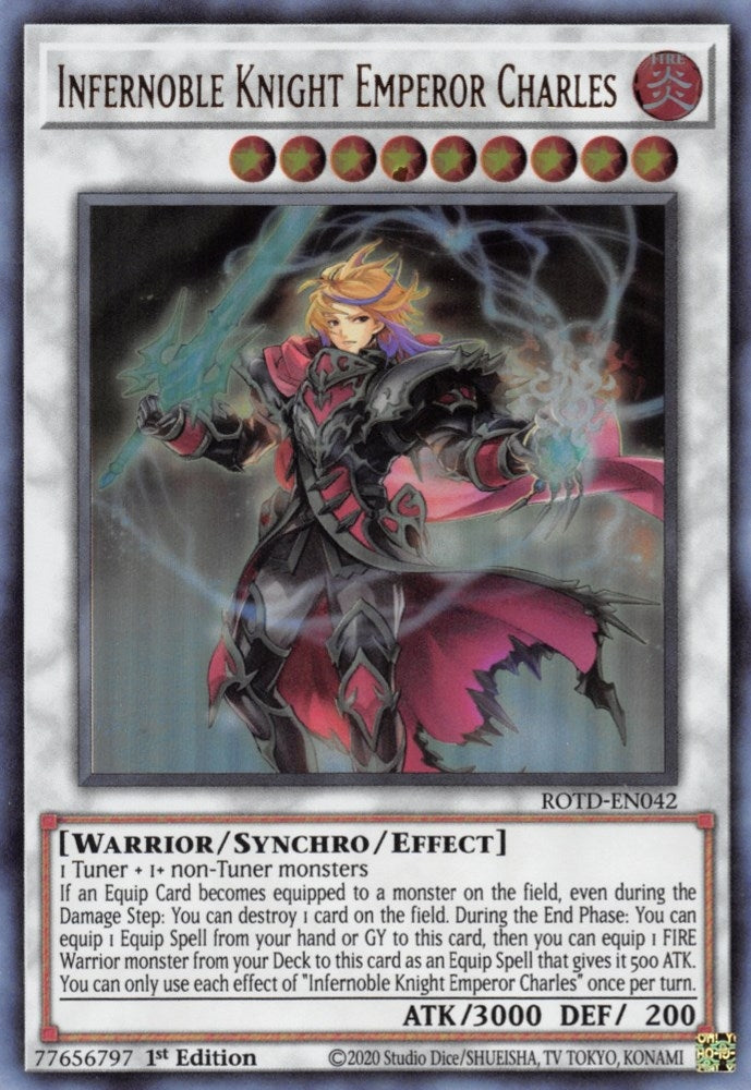 Infernoble Knight Emperor Charles (ROTD-EN042) [ROTD]
