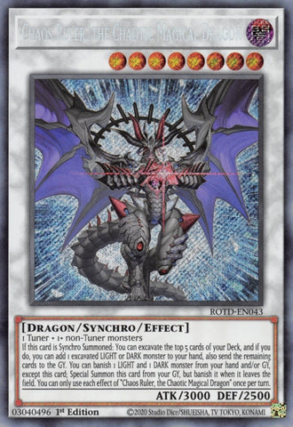 Chaos Ruler the Chaotic Magical Dragon (ROTD-EN043) [ROTD]
