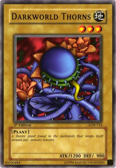 Darkworld Thorns (LOB-114) [LOB]