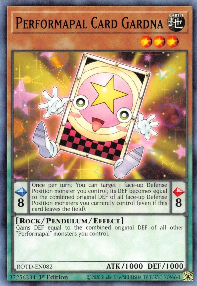 Performapal Card Gardna (ROTD-EN082) [ROTD]