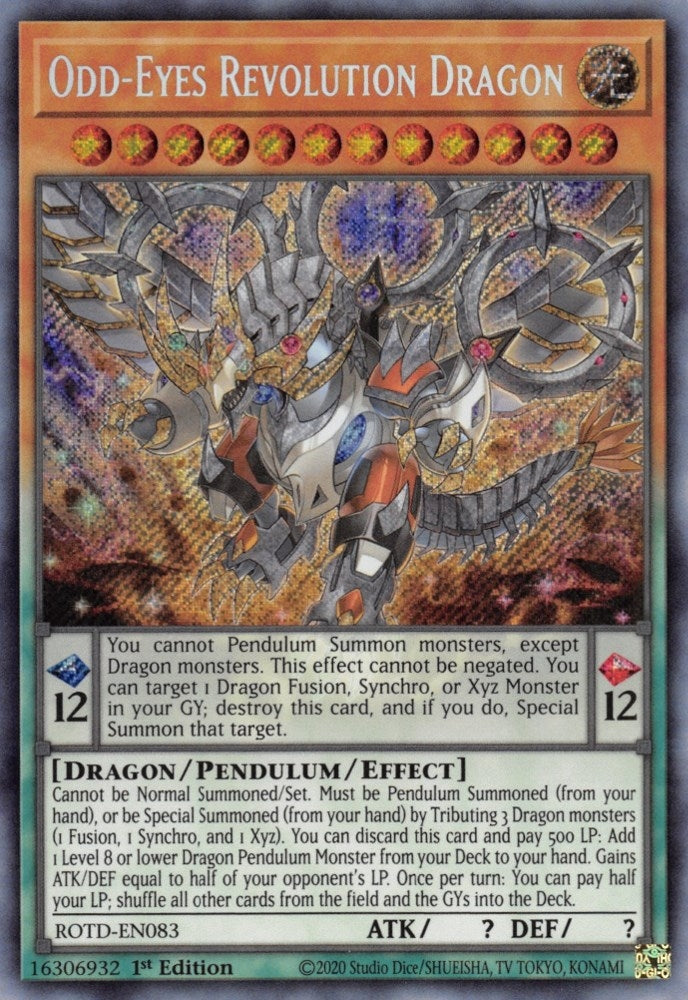 Odd Eyes Revolution Dragon (ROTD-EN083) [ROTD]