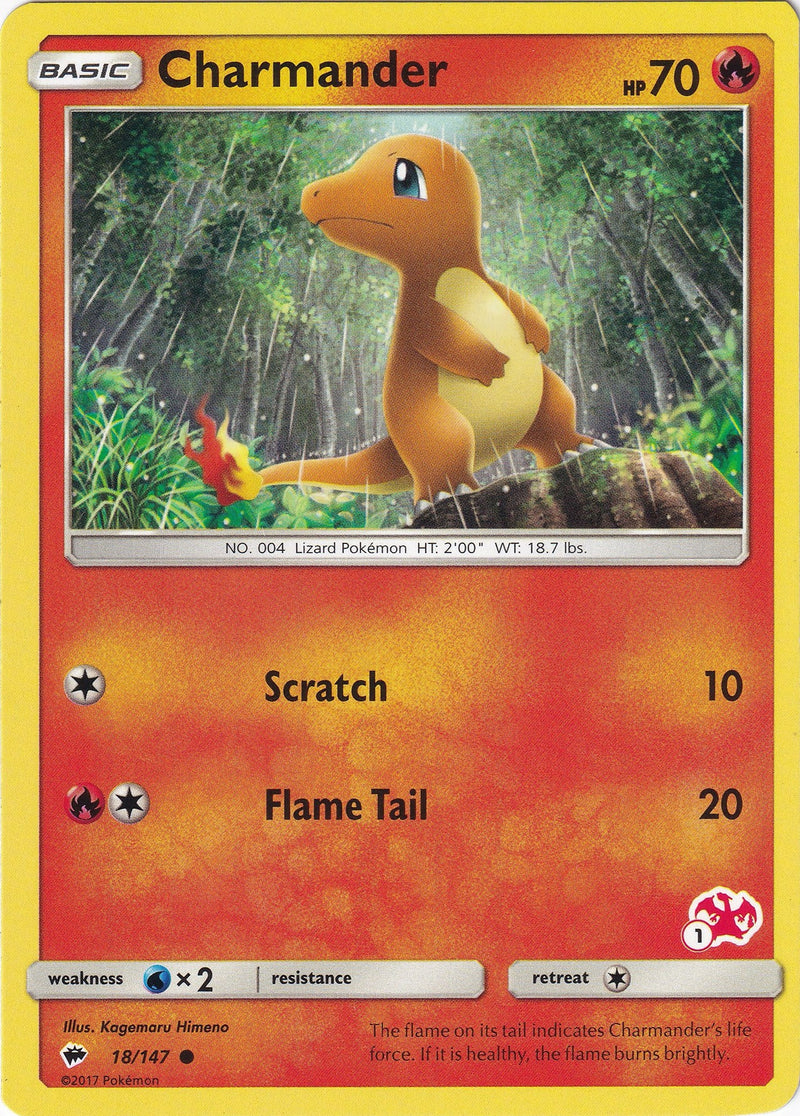 Charmander 18 147 1 Charizard Stamped (018/147) [BTA]