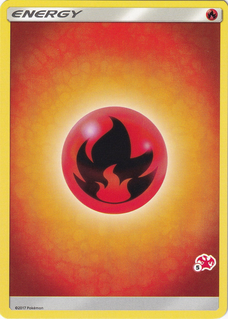 Fire Energy 5 Charizard Stamped [BTA]