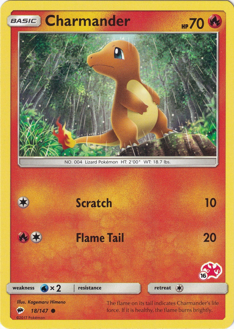 Charmander 18 147 16 Charizard Stamped (018/147) [BTA]