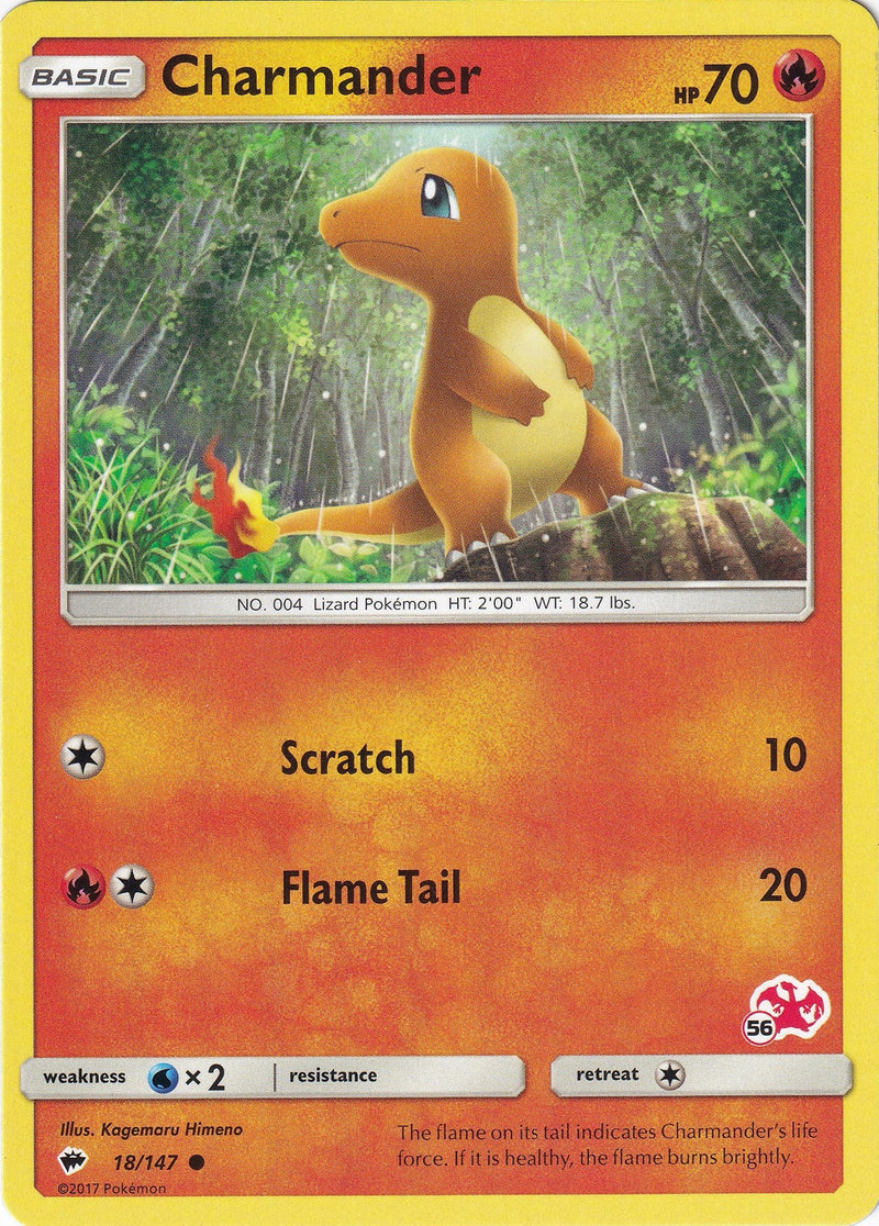 Charmander 18 147 56 Charizard Stamped (018/147) [BTA]