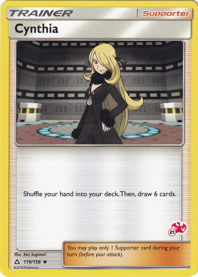 Cynthia 119 156 21 Charizard Stamped (119/156) [BTA]