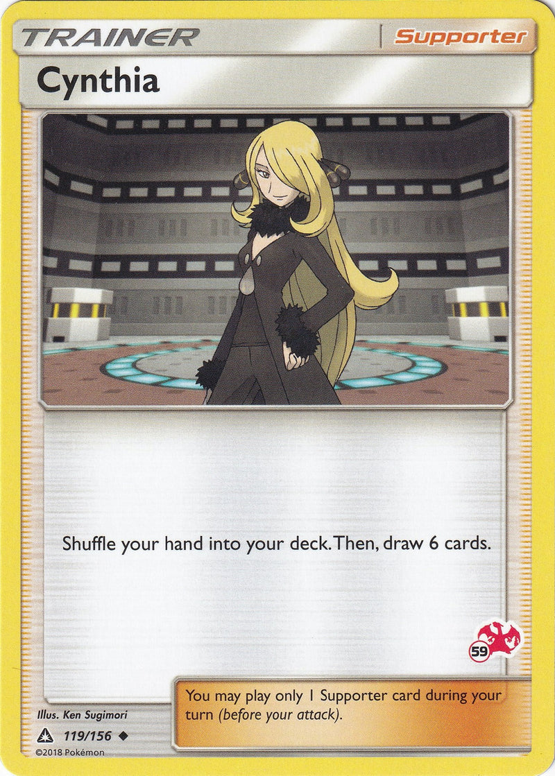 Cynthia 119 156 59 Charizard Stamped (119/156) [BTA]