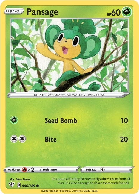 Pansage (006/189) [SWSH03]