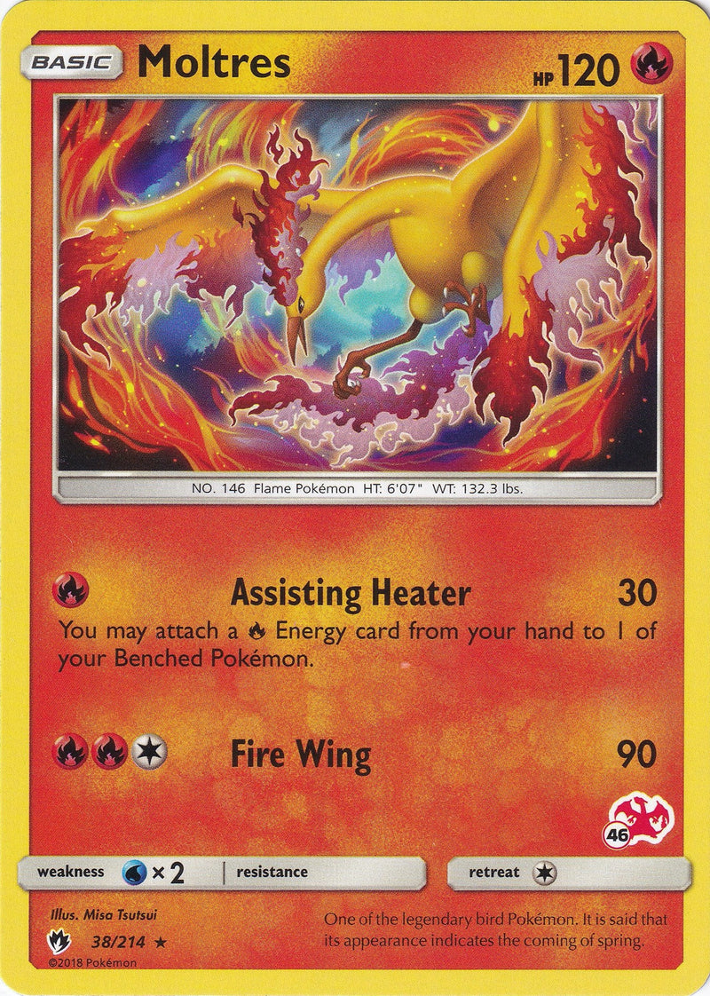 Moltres 38 214 46 Charizard Stamped (038/214) [BTA]