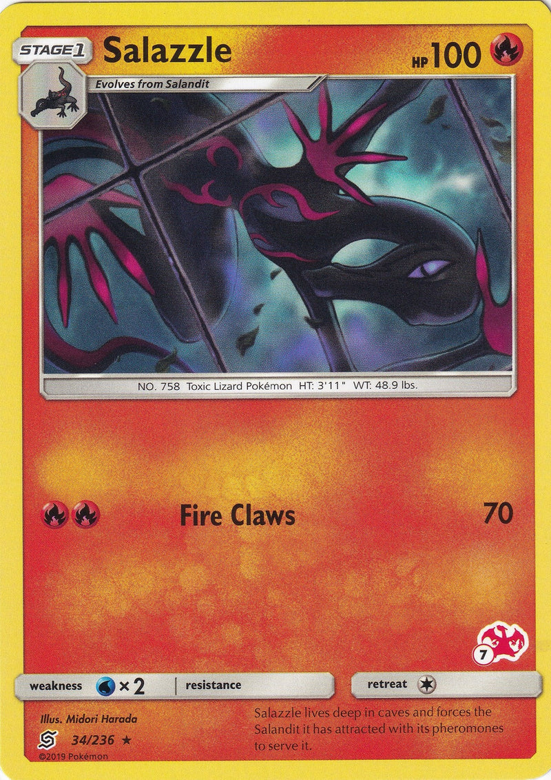 Salazzle 34 236 7 Charizard Stamped (034/236) [BTA]