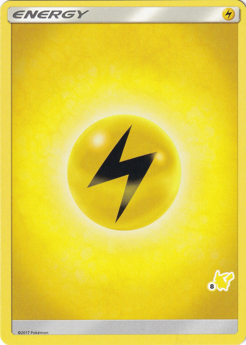 Lightning Energy 8 Pikachu Stamped [BTA]