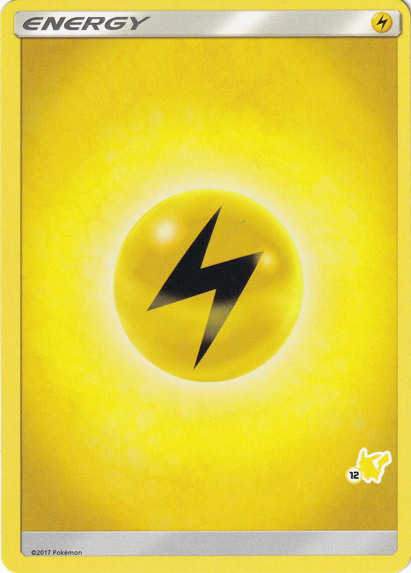Lightning Energy 12 Pikachu Stamped [BTA]