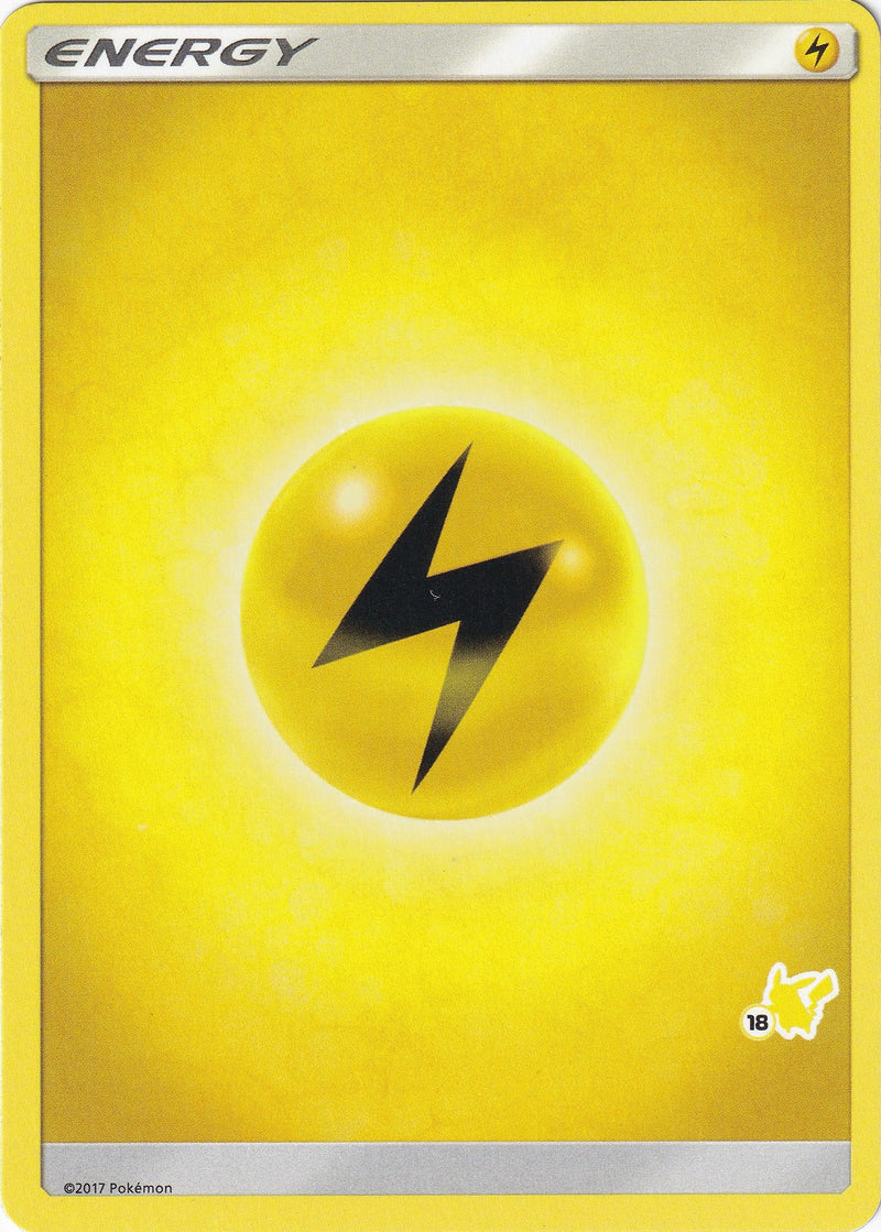 Lightning Energy 18 Pikachu Stamped [BTA]