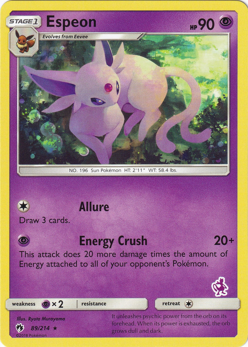 Espeon 89 214 Mewtwo Stamped (089/214) [BTA]