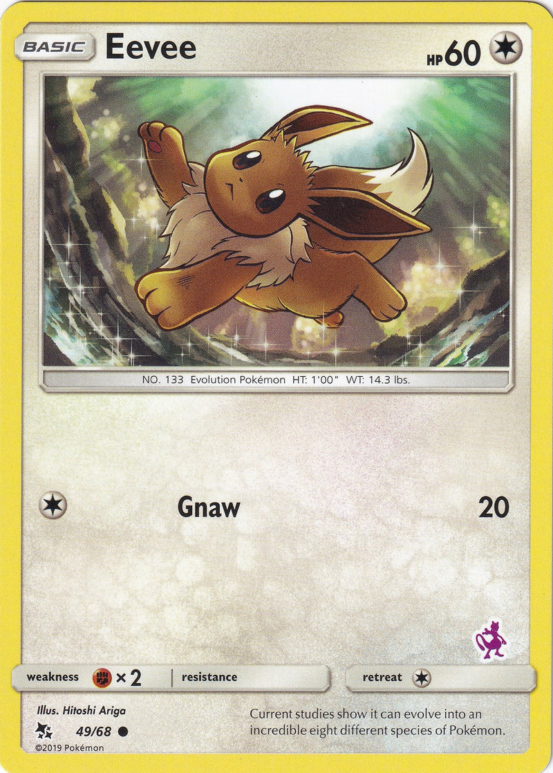 Eevee 49 68 Mewtwo Stamped (049/068) [BTA]