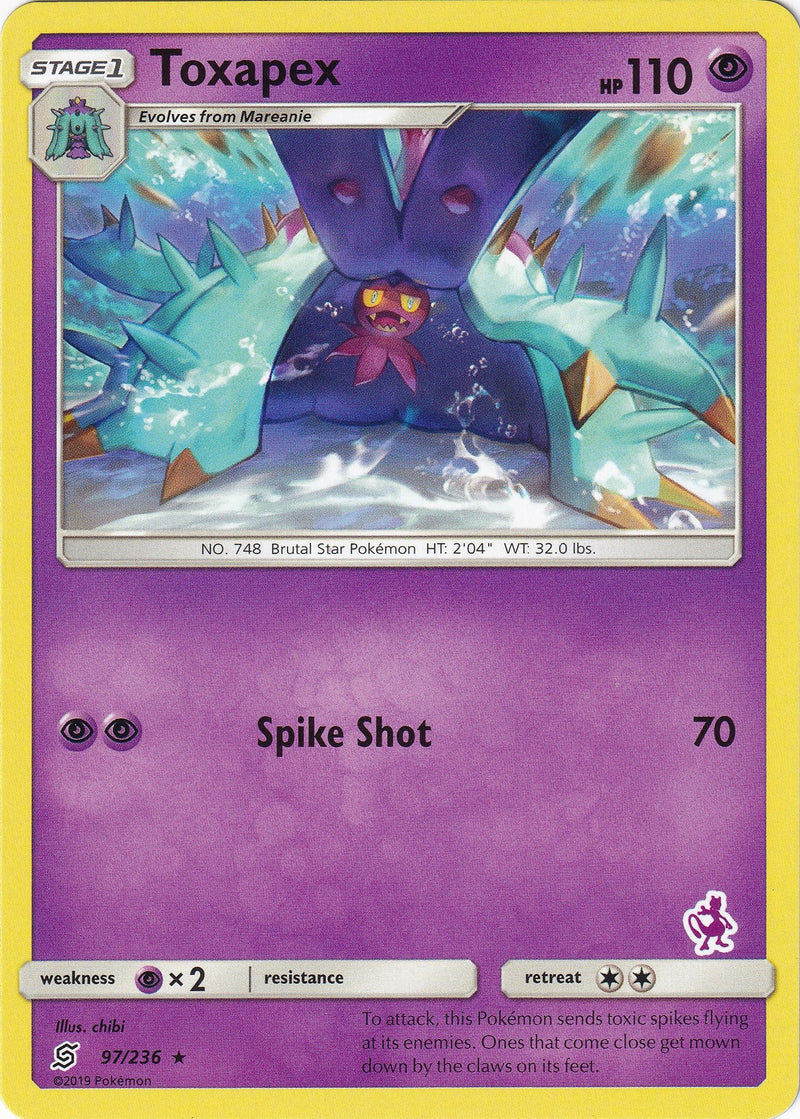Toxapex 97 236 Mewtwo Stamped (097/236) [BTA]