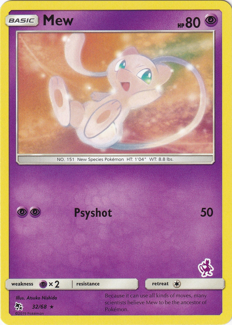 Mew 32 68 Mewtwo Stamped (032/068) [BTA]