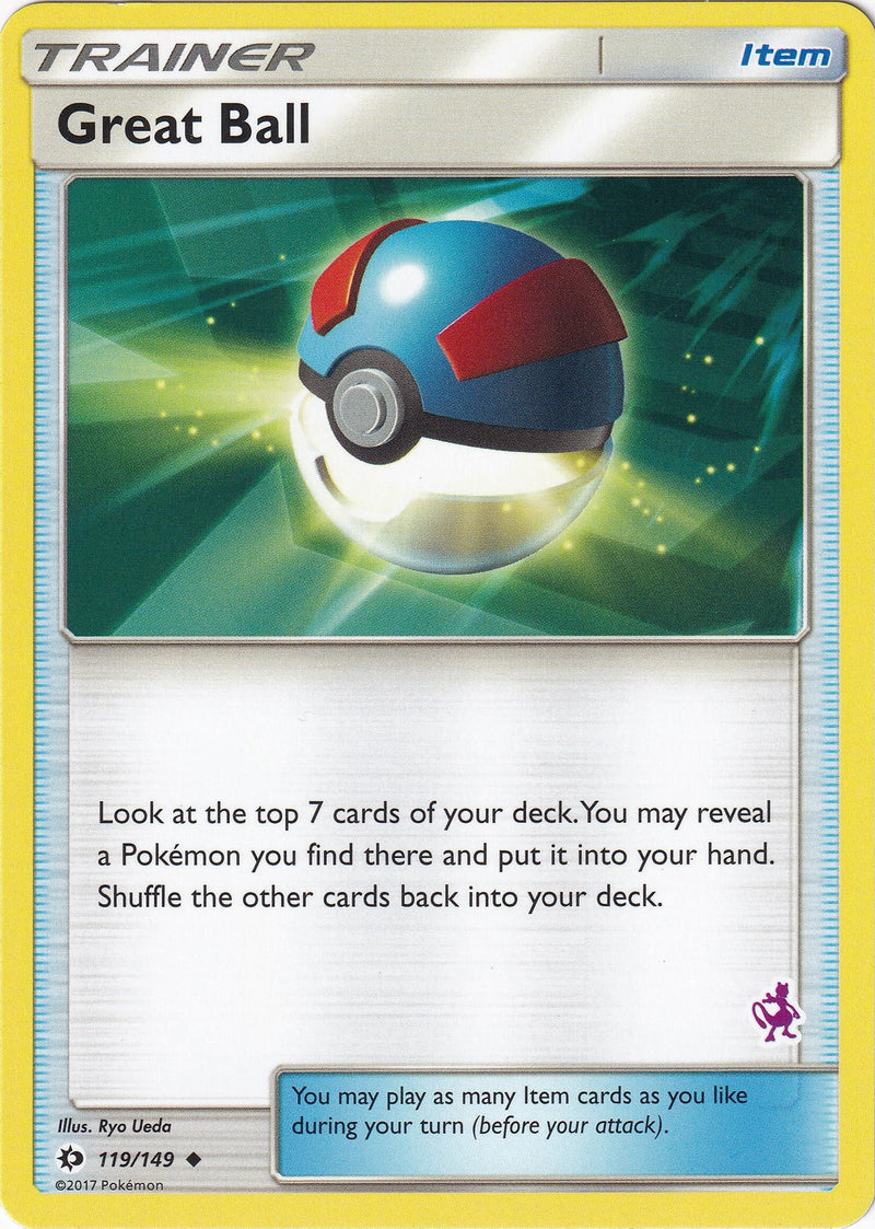 Great Ball 119 149 Mewtwo Stamped (119/149) [BTA]