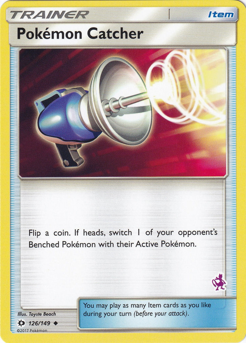 Pokemon Catcher 126 149 Mewtwo Stamped (126/149) [BTA]