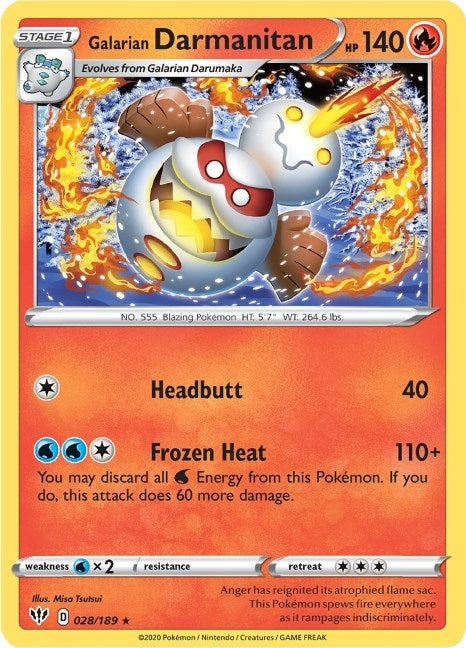 Galarian Darmanitan 28 (028/189) [SWSH03]