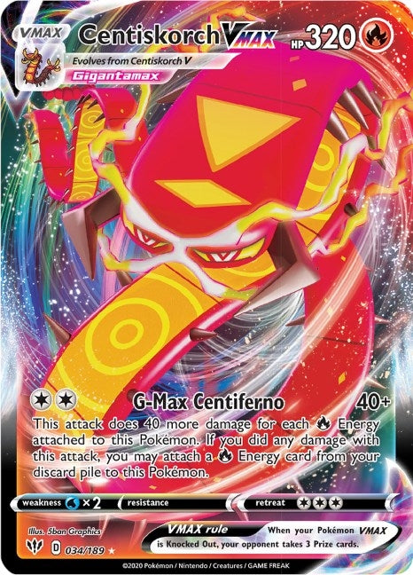 Centiskorch VMAX (034/189) [SWSH03]