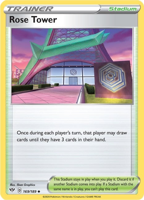 Rose Tower (169/189) (SWSH03: Darkness Ablaze)