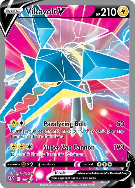 Vikavolt V Full Art (180/189) [SWSH03]