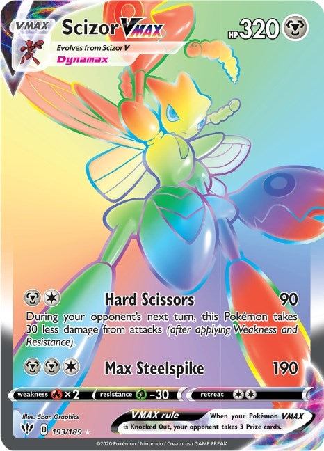Scizor VMAX Secret (193/189) [SWSH03]