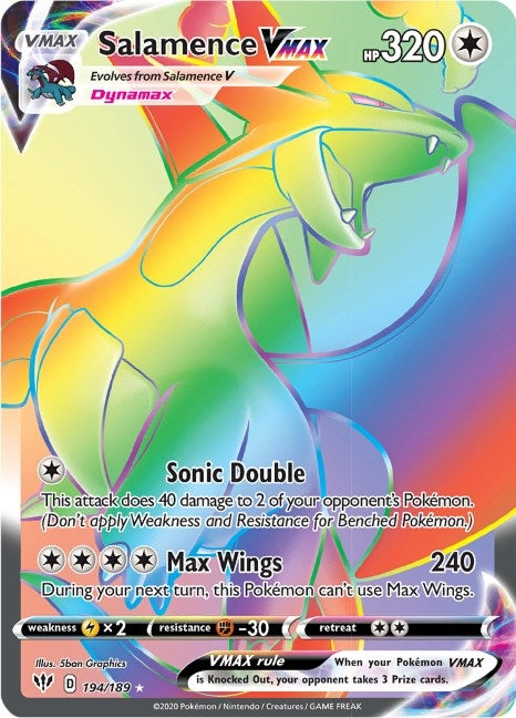 Salamence VMAX Secret (194/189) [SWSH03]