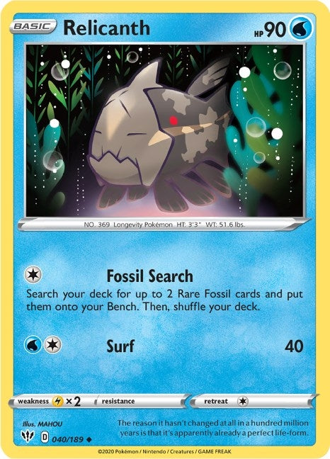 Relicanth (040/189) [SWSH03]