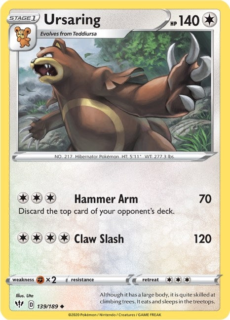 Ursaring (139/189) [SWSH03]