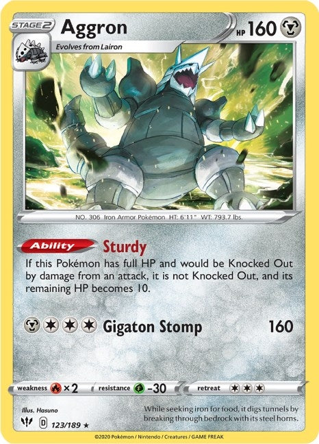 Aggron (123/189) [SWSH03]