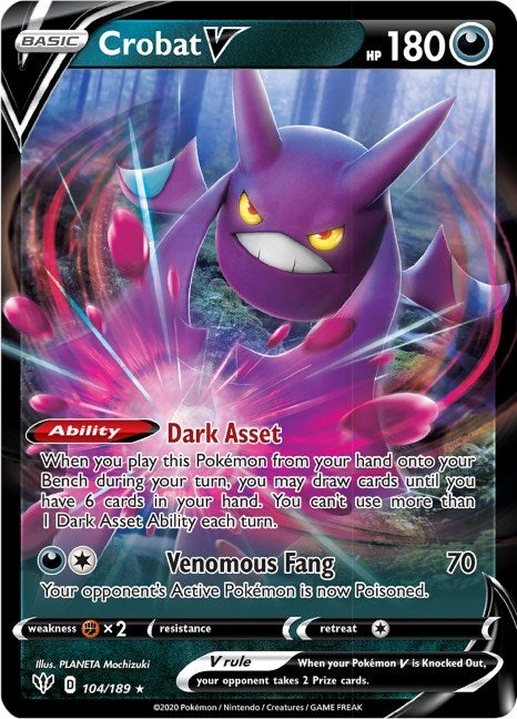 Crobat V (104/189) [SWSH03]