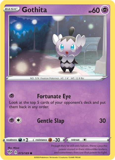 Gothita (073/189) (SWSH03: Darkness Ablaze)