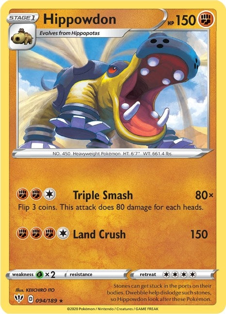 Hippowdon (094/189) [SWSH03]