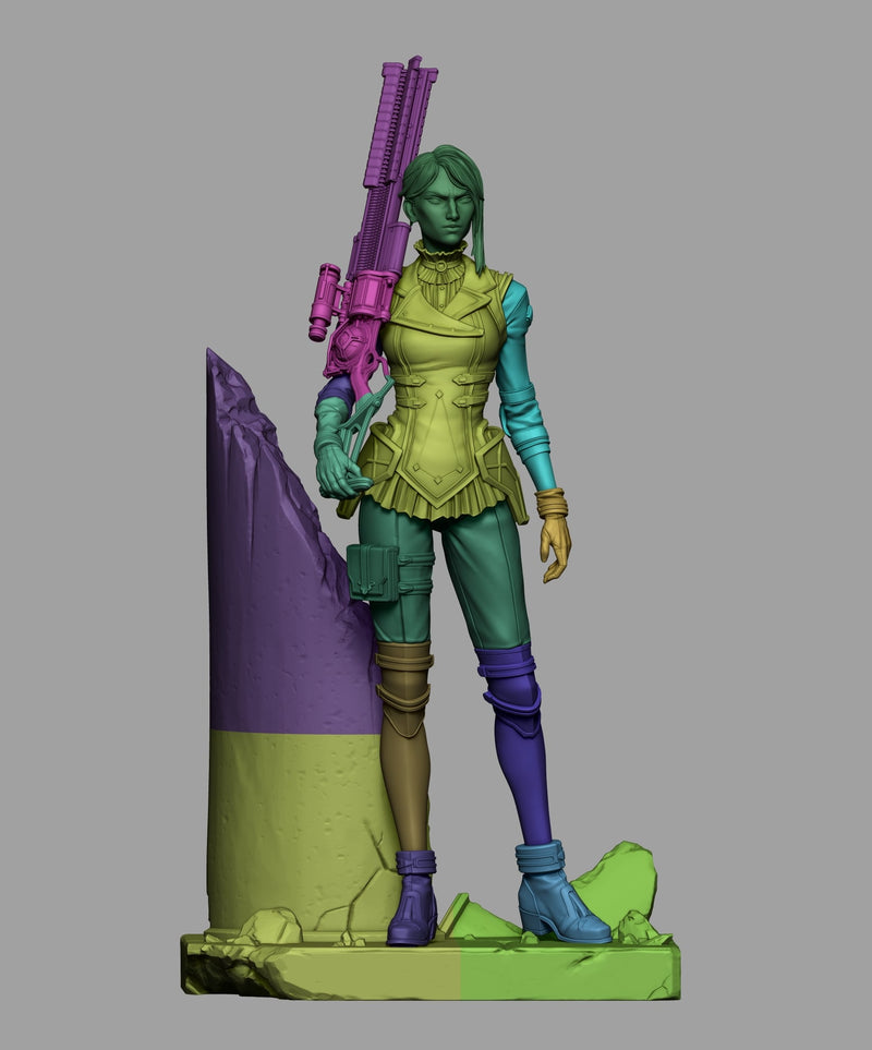Caitlyn Resin Statue - view 5