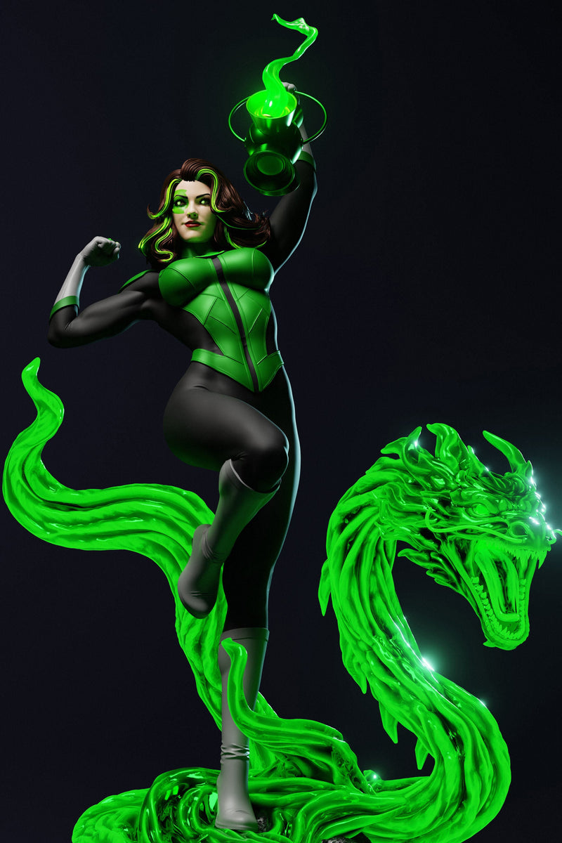 Jessica Cruz Green Lantern Resin Statue - view 7