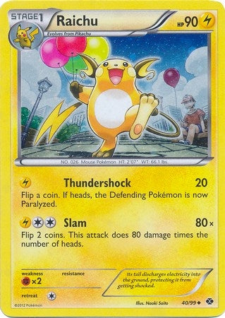 Raichu 40 99 Cosmos Holo (040/099) [BLE]