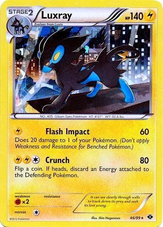 Luxray 46 99 Cracked Ice Holo (046/099) [BLE]