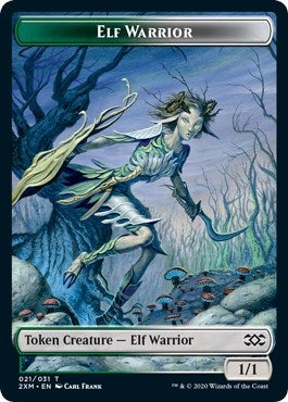 Elf Warrior Plant Double sided Token [2XM]