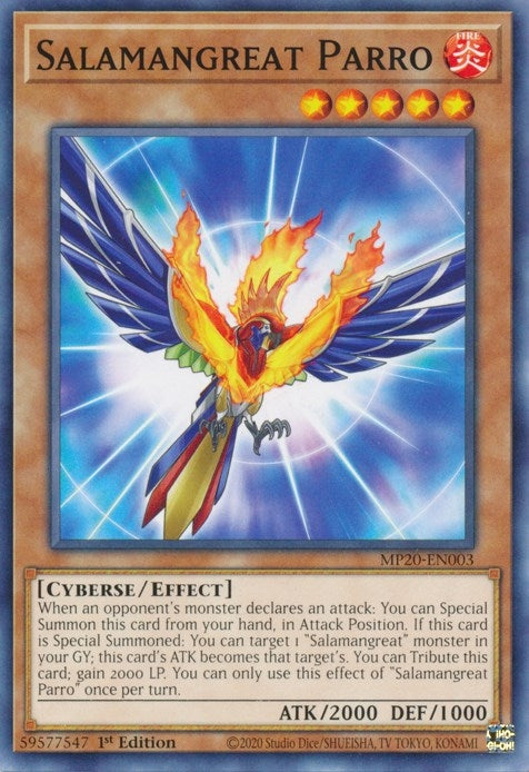 Salamangreat Parro (MP20-EN003) [MP20]