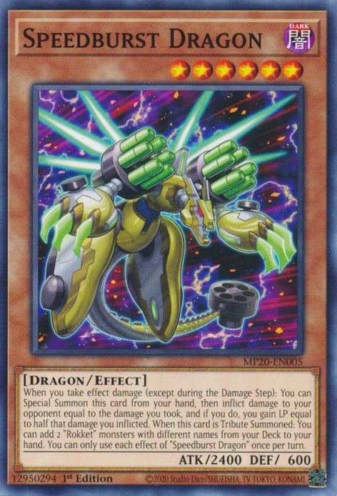 Speedburst Dragon (MP20-EN005) [MP20]