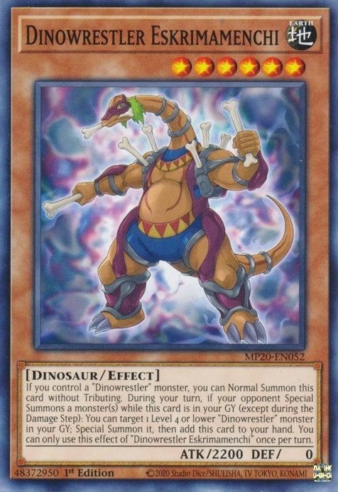Dinowrestler Eskrimamenchi (MP20-EN052) [MP20]