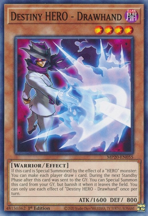 Destiny HERO Drawhand (MP20-EN055) [MP20]