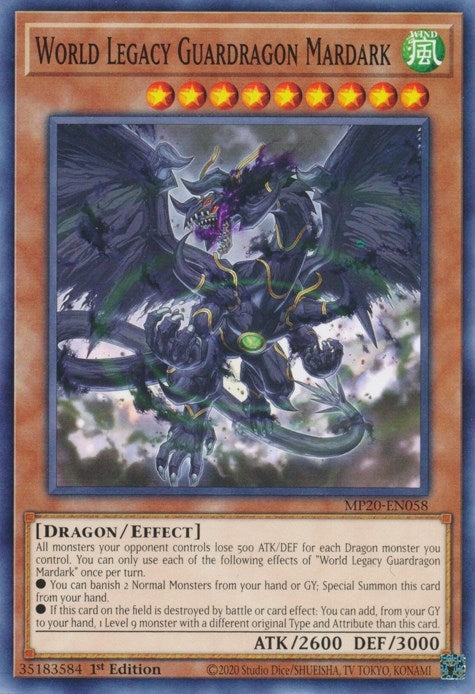 World Legacy Guardragon Mardark (MP20-EN058) [MP20]