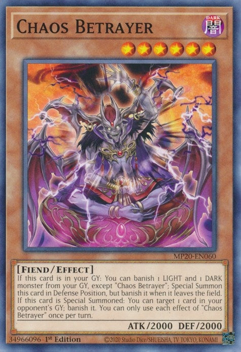Chaos Betrayer (MP20-EN060) [MP20]