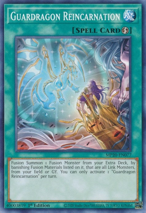 Guardragon Reincarnation (MP20-EN077) [MP20]