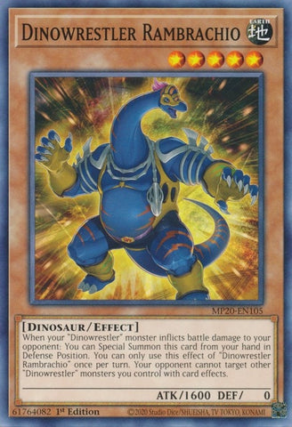 Dinowrestler Rambrachio (MP20-EN105) [MP20]