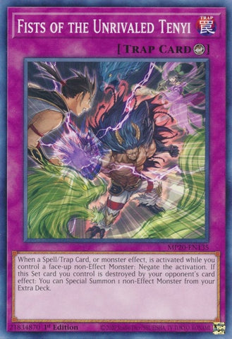Fists of the Unrivaled Tenyi (MP20-EN135) [MP20]