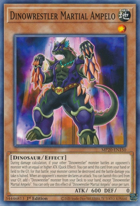 Dinowrestler Martial Ampelo (MP20-EN150) [MP20]